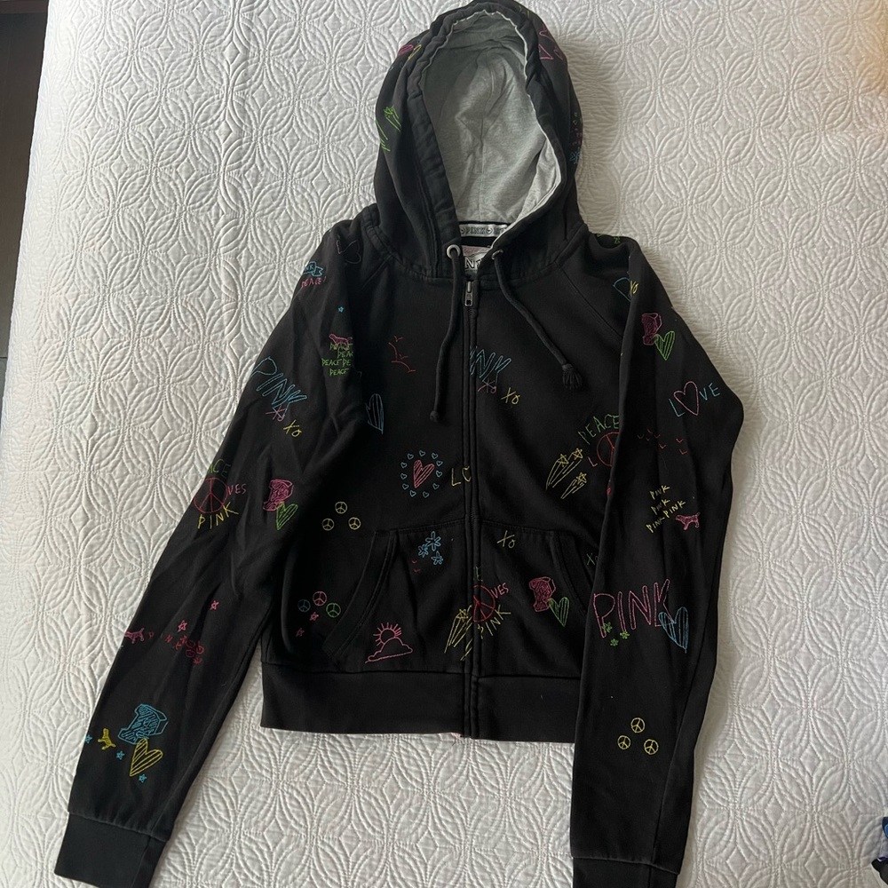 Victoria’s Secret Pink zip up hoodie